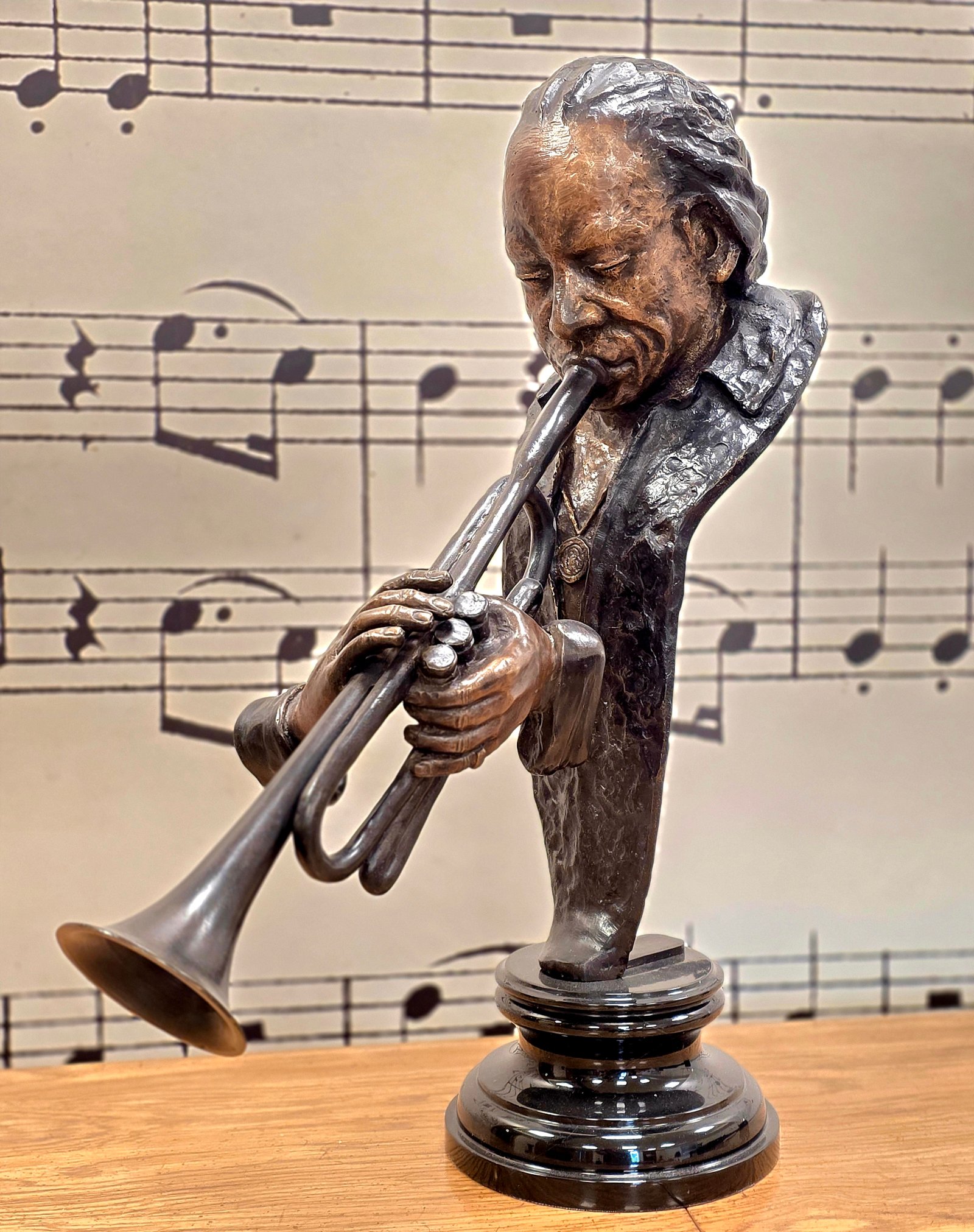 Miles Davis Bronze Sculpture