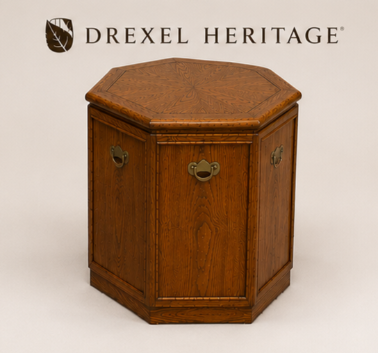 Contemporary Oak End Table Cabinet