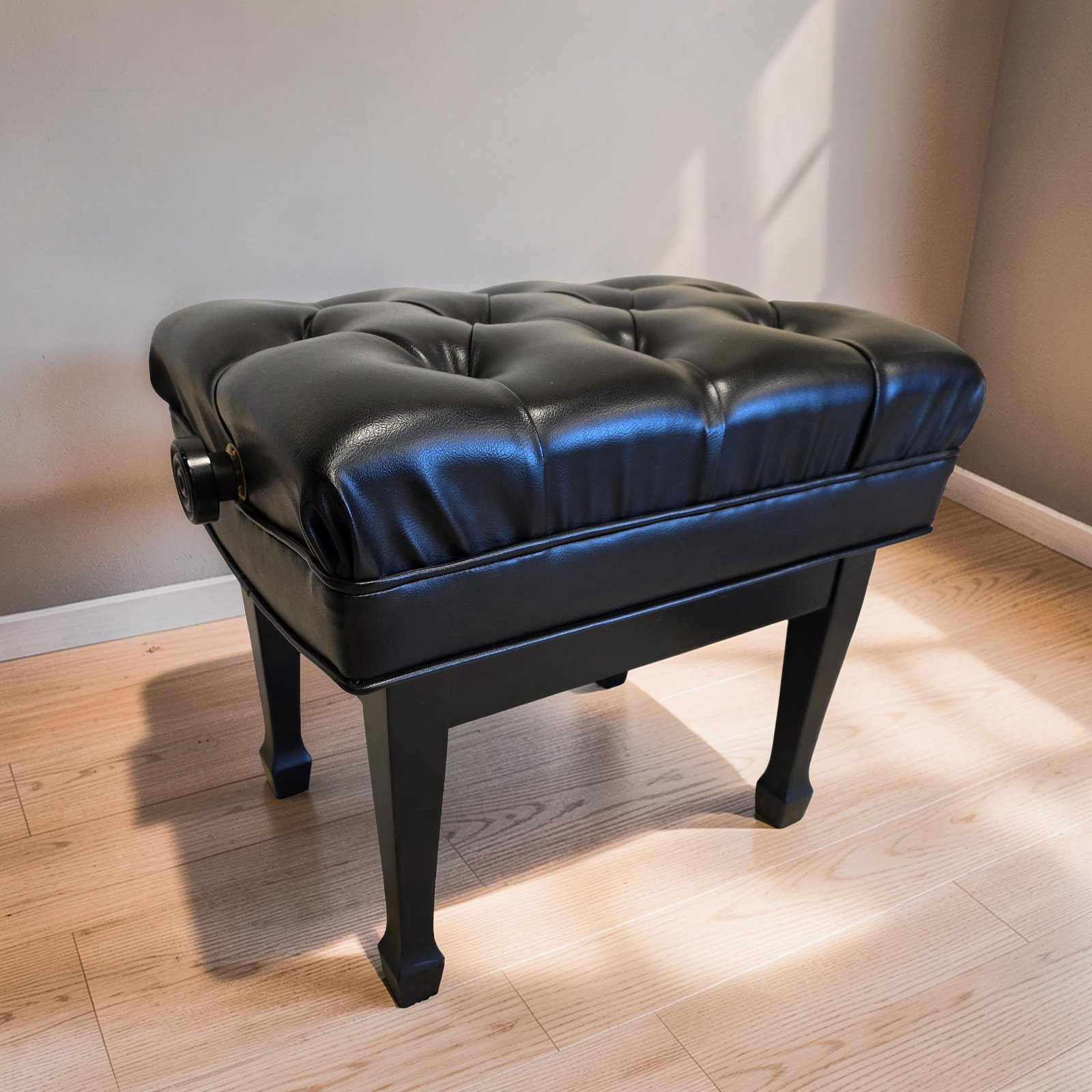 Tufted Adjustable Piano Bench