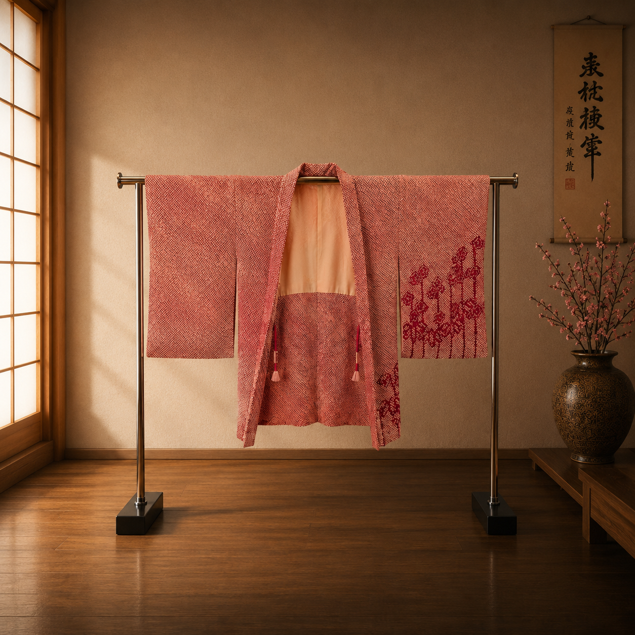 Japanese Shibori Kimono