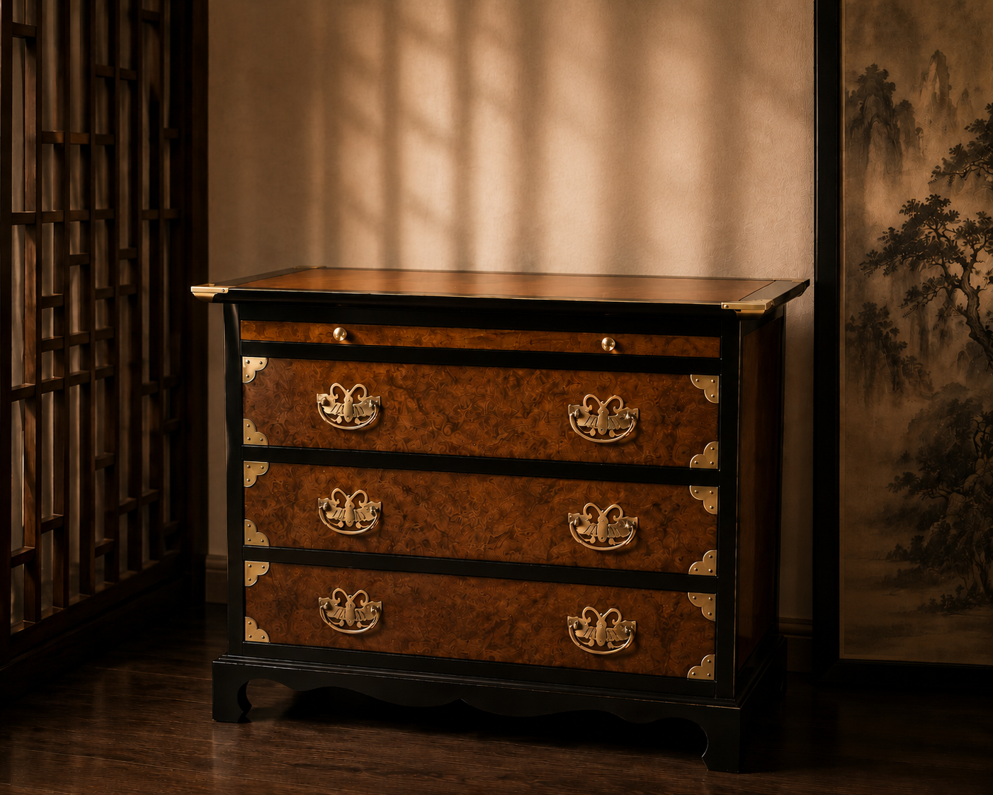 Asian 3-drwr Chest by CENTURY Furniture
