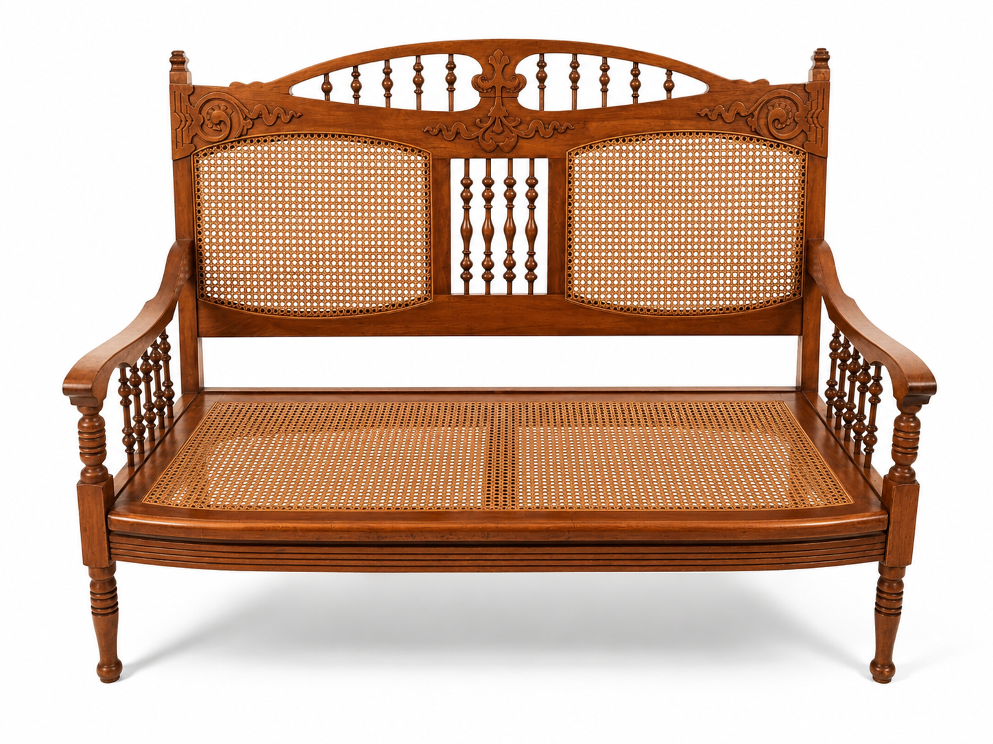 Vintage Oak Settee