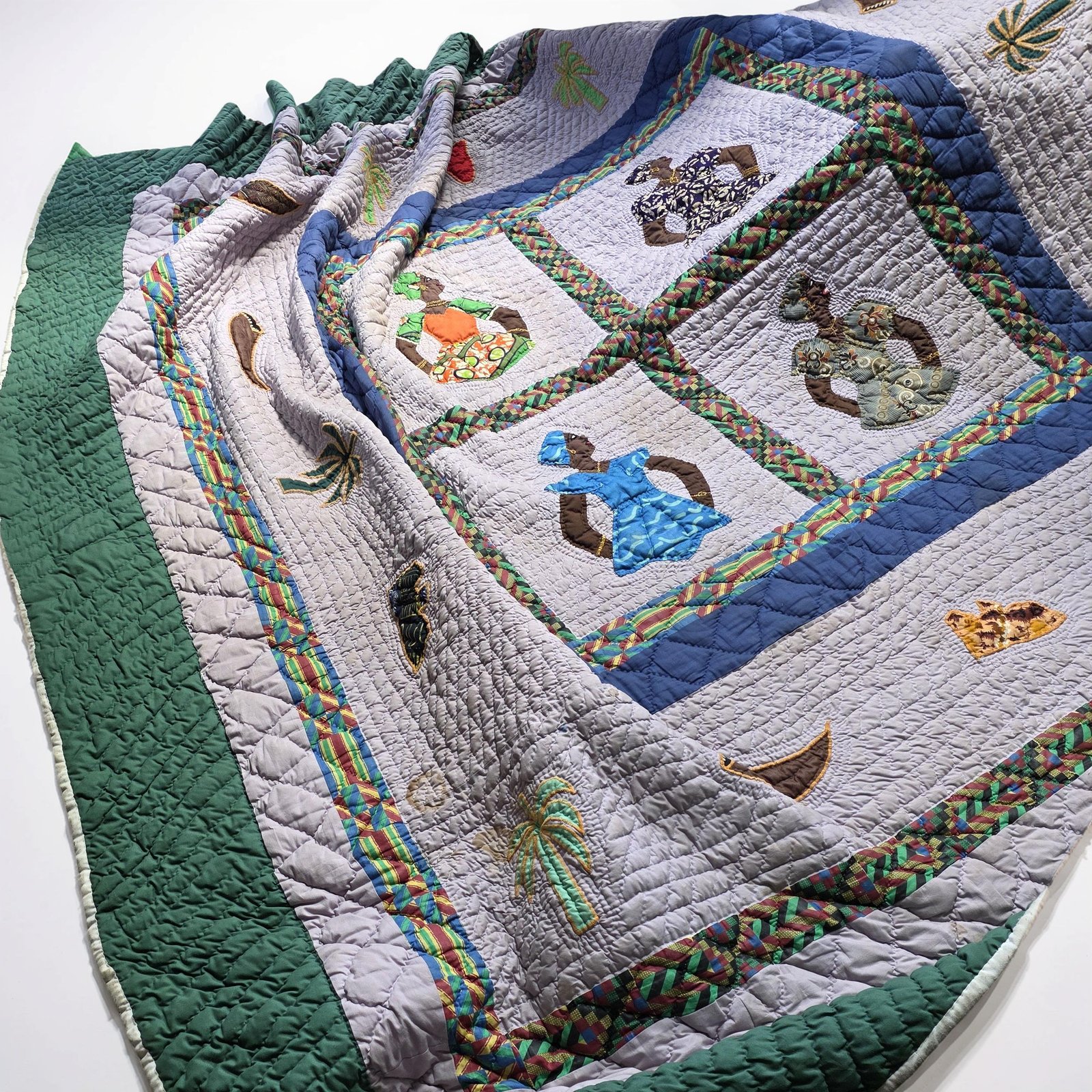 Hand-Sewn Quilt from Africa