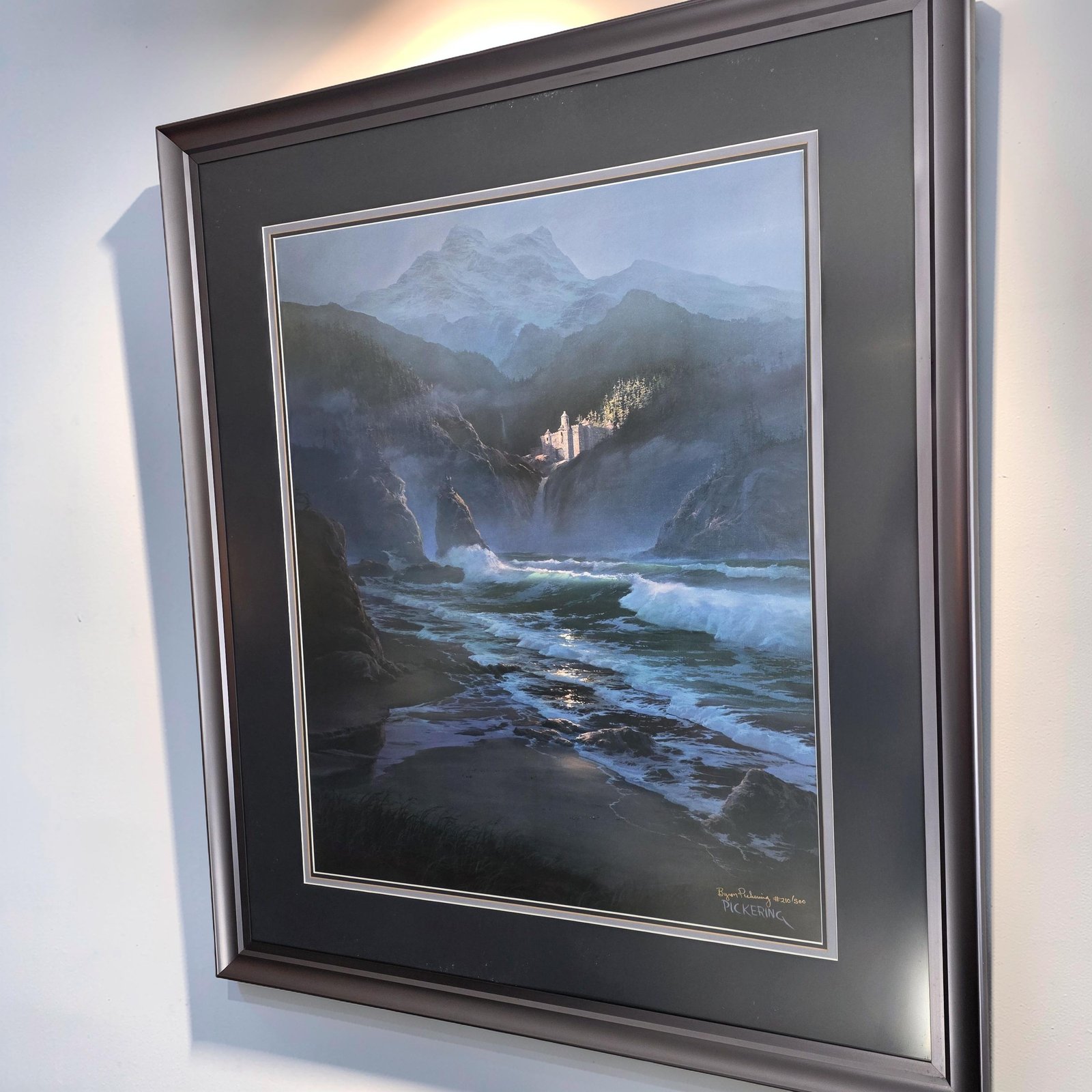 Byron Pickering Framed Lithograph