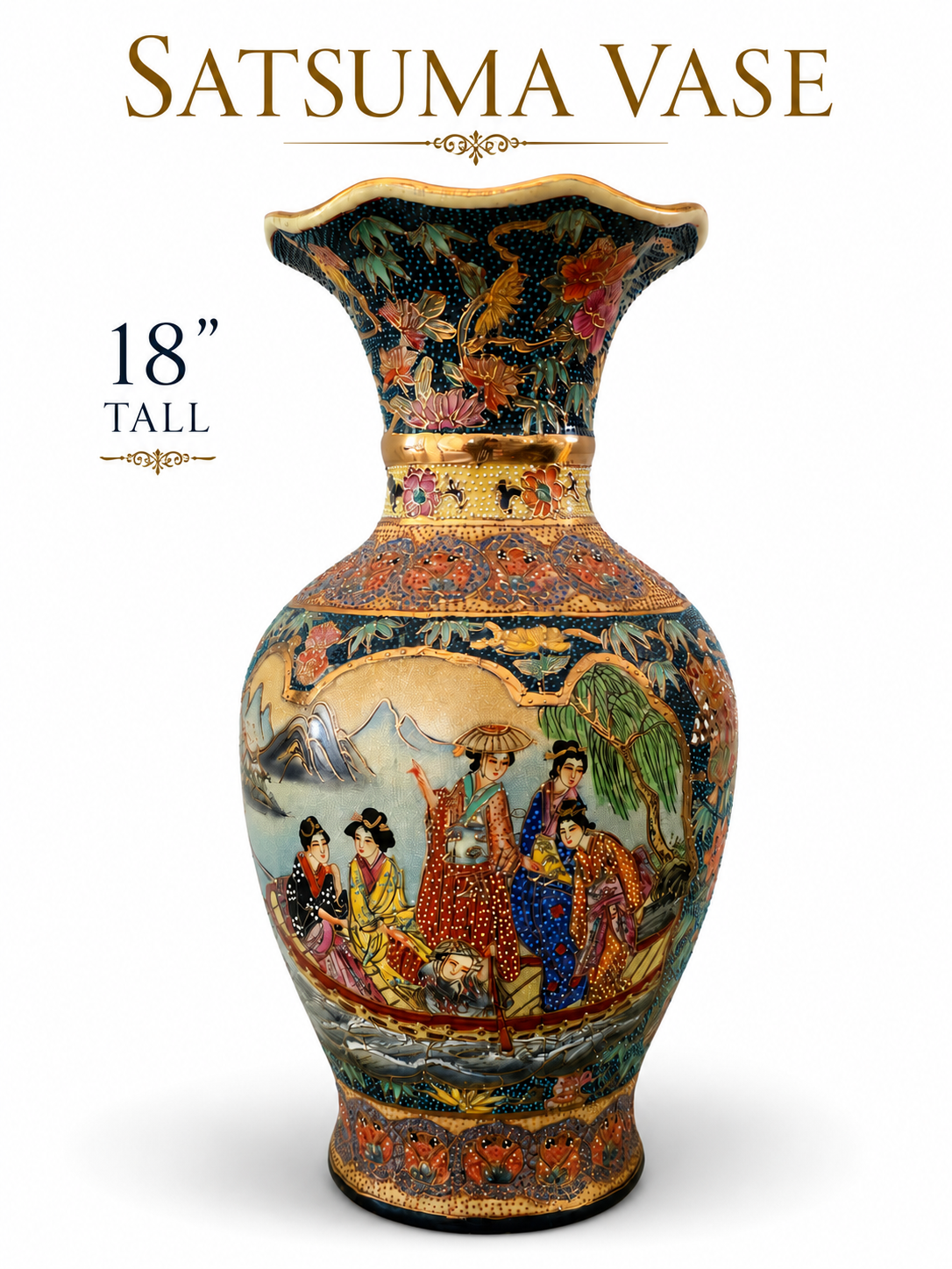 Japanese Satsuma Vase