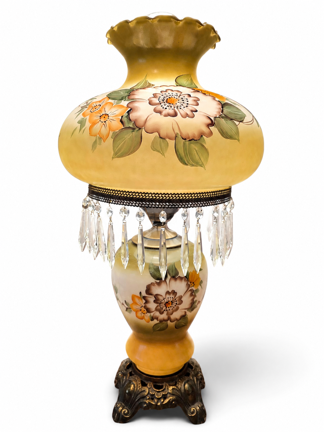Vintage Gone With the Wind Lamp - NE Portland Estate Sale
