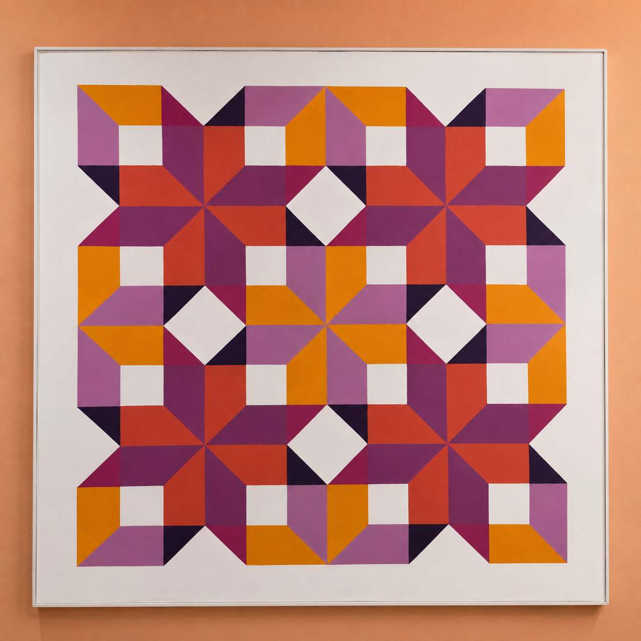 ANN O'KEEFE "Four-Square Series IV" - South Burlingame Estate Sale
