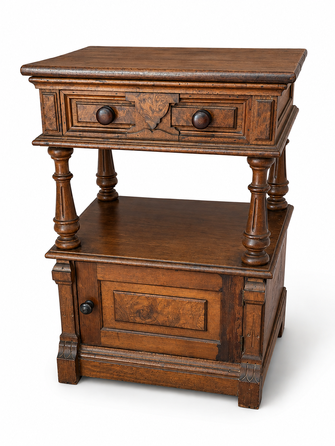 Victorian Eastlake Walnut Wash Stand - South Burlingame Estate Sale