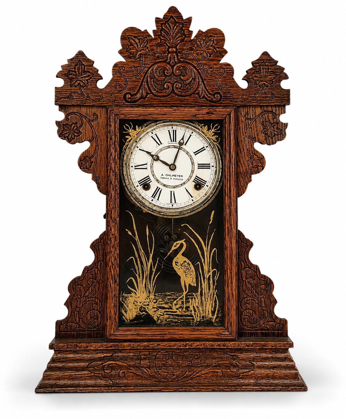 Victorian Eastlake Mantle Clock - NE Portland Estate Sale