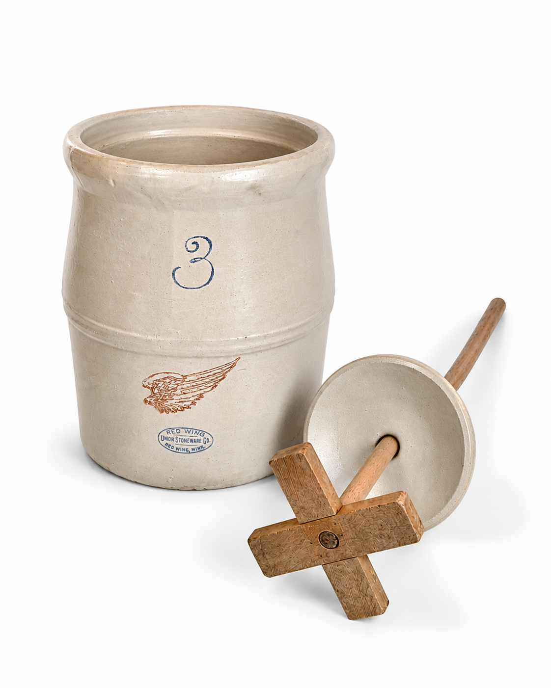 Red Wing 3-Gallon Butter Churn - NE Portland Estate Sale