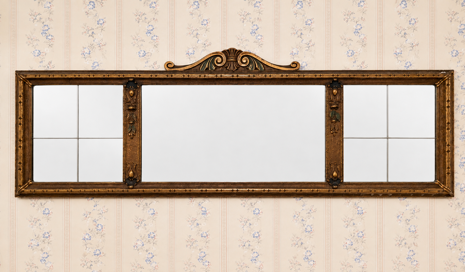 Antique Piano Mirror - NE Portland Estate Sale