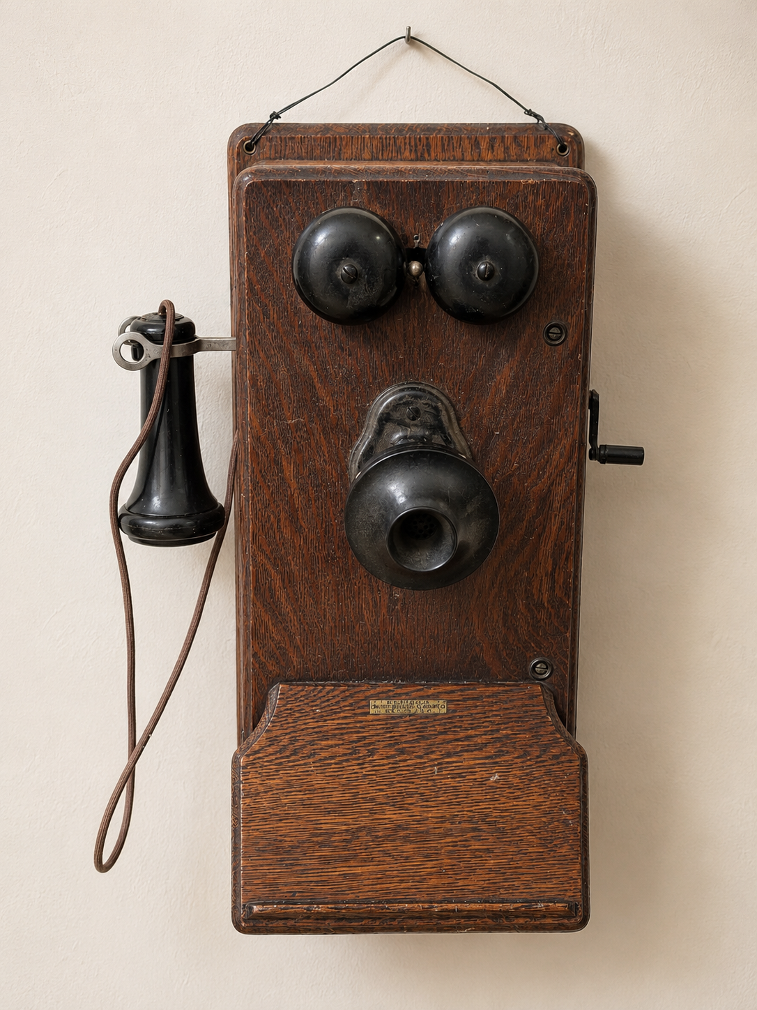 Antique Wall Mount Telephone - NE Portland Estate Sale