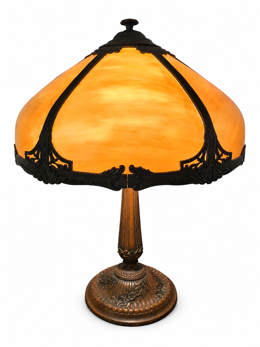 Antique Slag Glass Lamp AS-IS - NE Portland Estate Sale