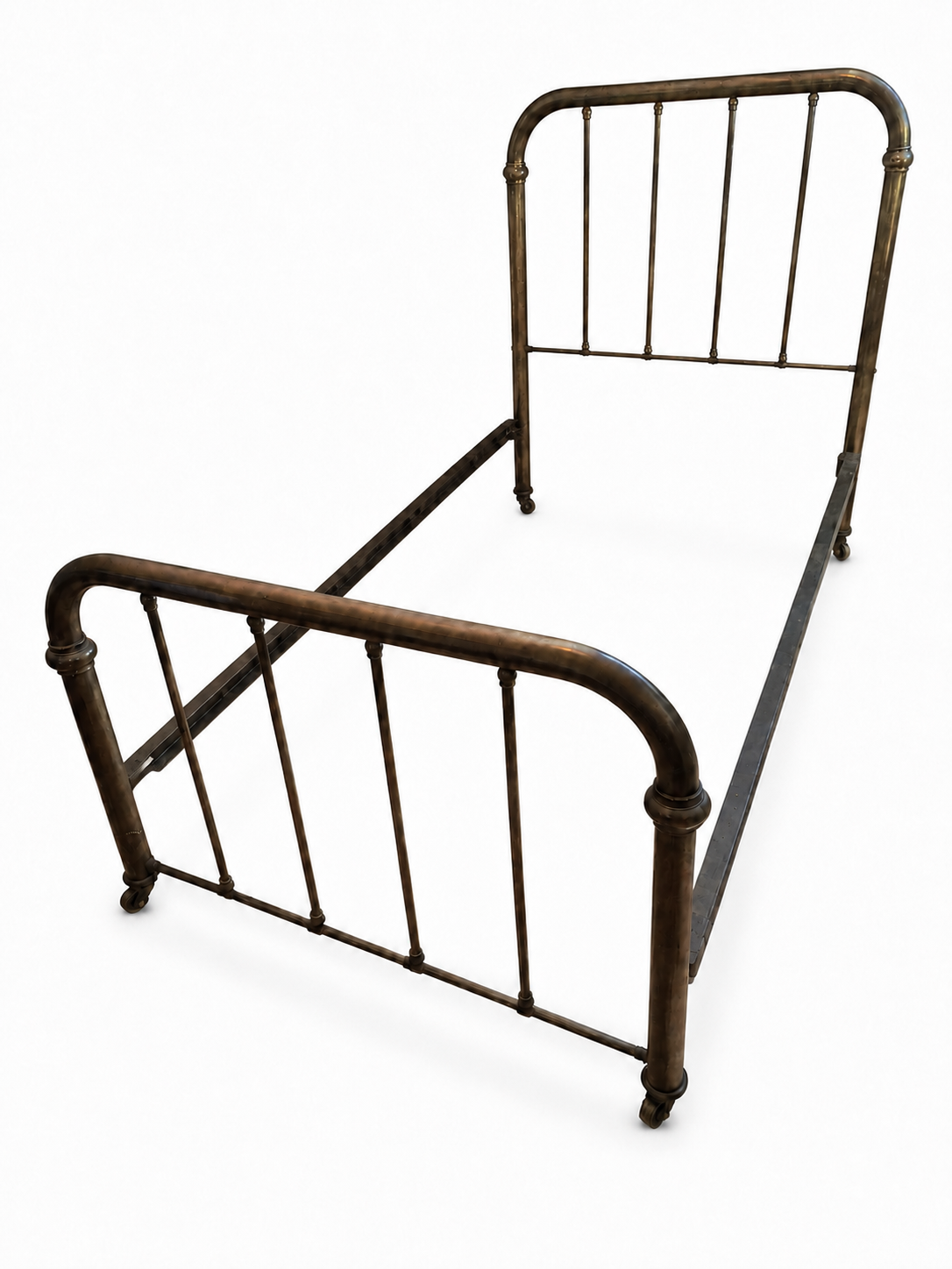 Vintage Twin Brass Bed - NE Portland Estate Sale