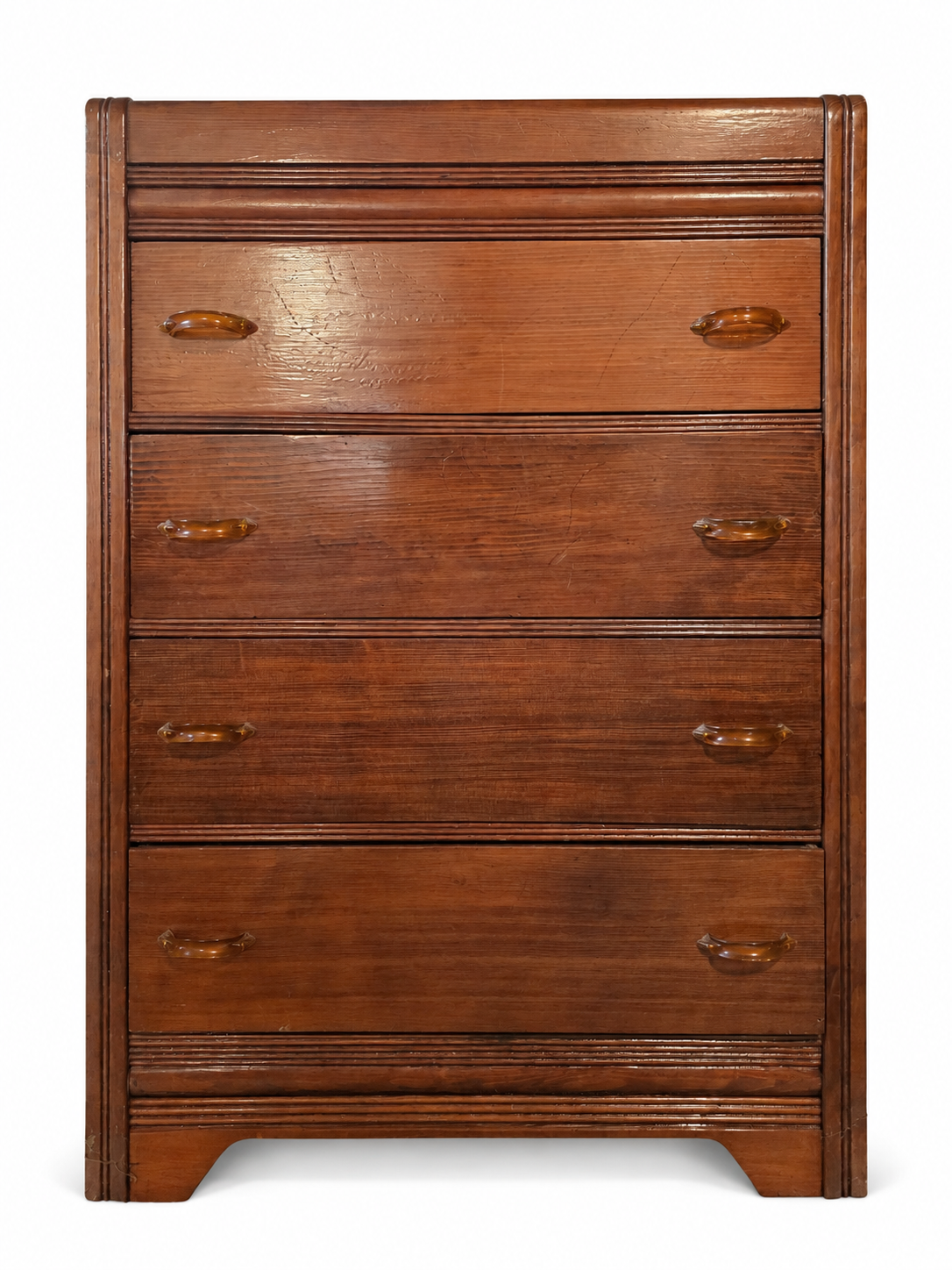 Vintage Pine Dresser with Bakelite Handles - NE Portland Estate Sale