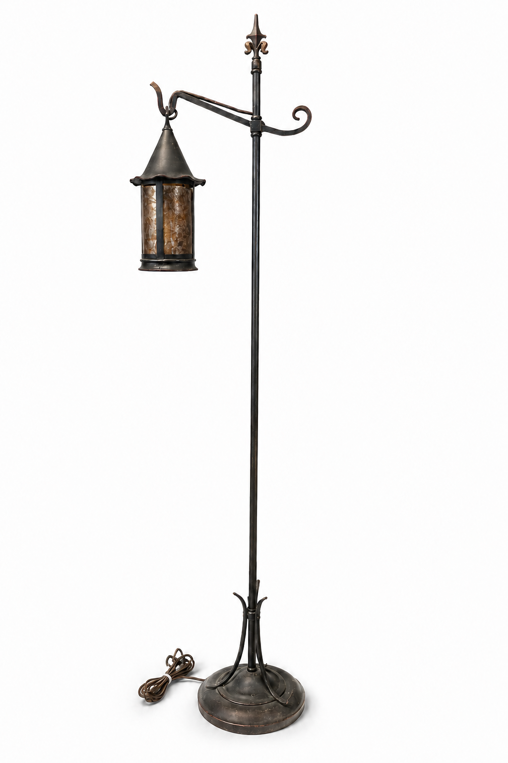 Antique Lantern Floor Lamp - NE Portland Estate Sale