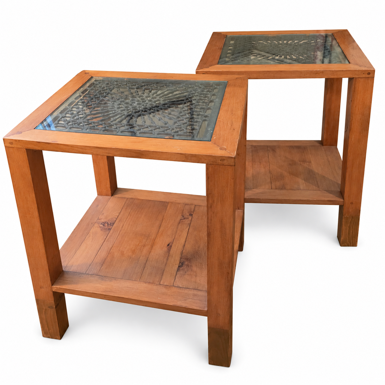 Pair Bedside Tables - South Burlingame Estate Sale