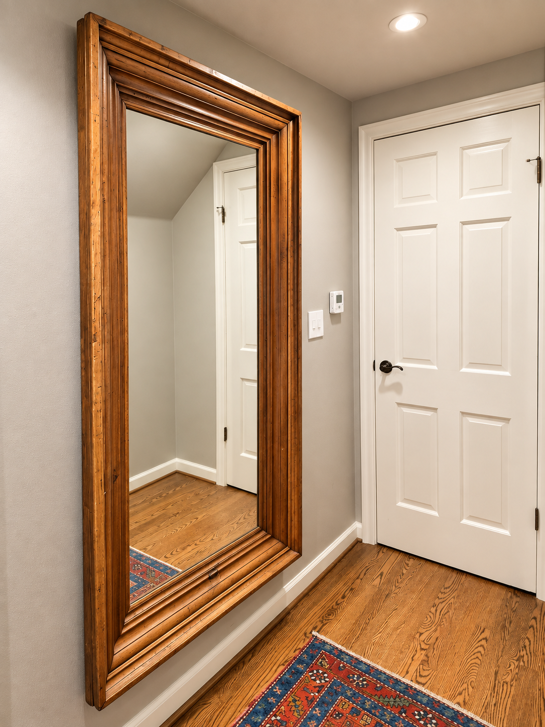 Large Wood Framed Dressing Mirror - South Burlingame Estate Sale