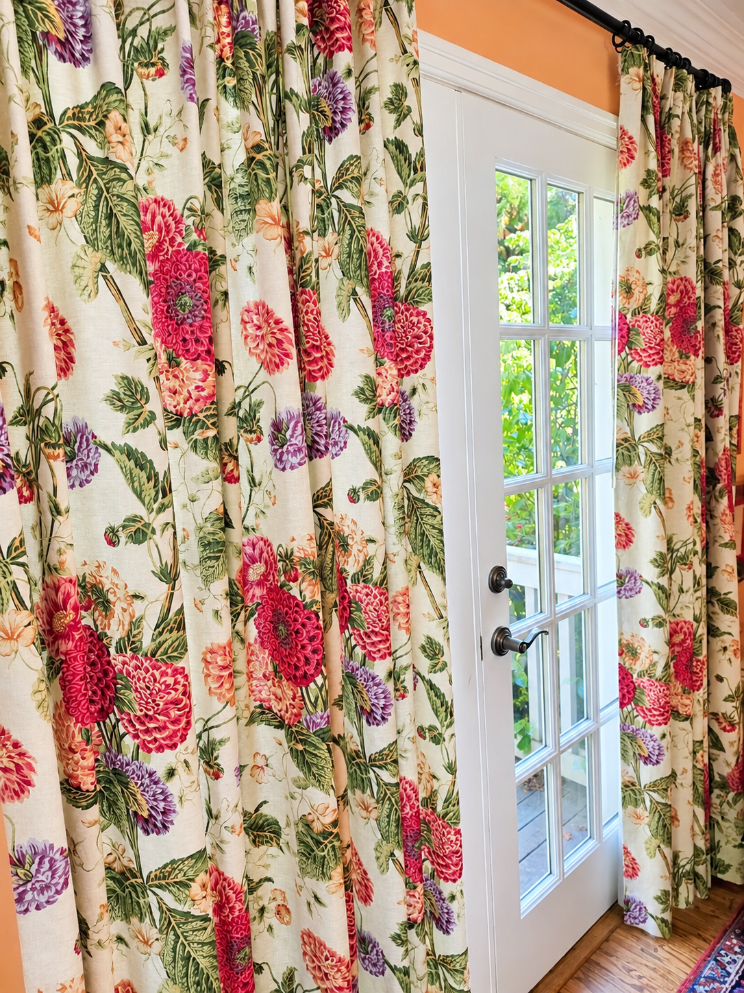 Custom Lined Drapery DR R - South Burlingame Estate Sale