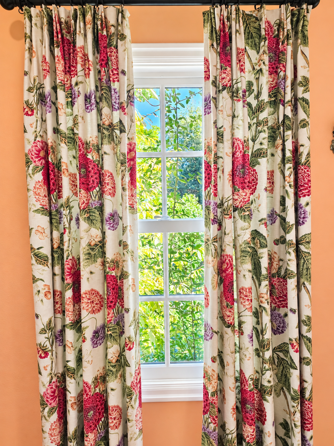 Custom Lined Drapery DR L - South Burlingame Estate Sale
