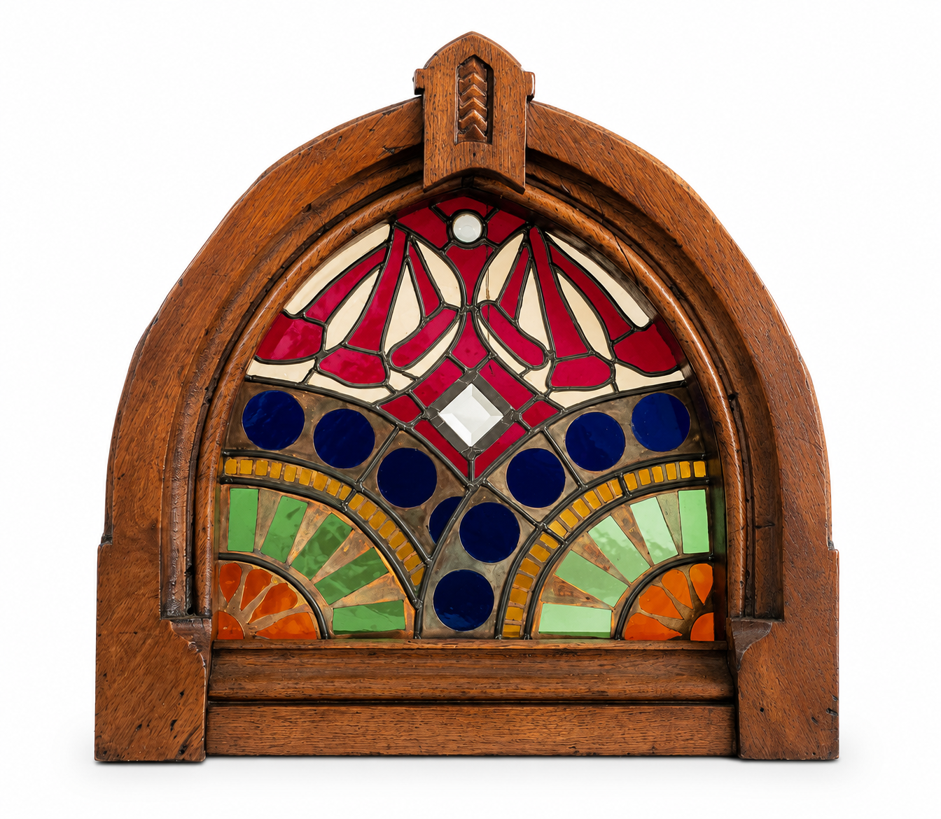 Stained Glass Arch - South Burlingame Estate Sale