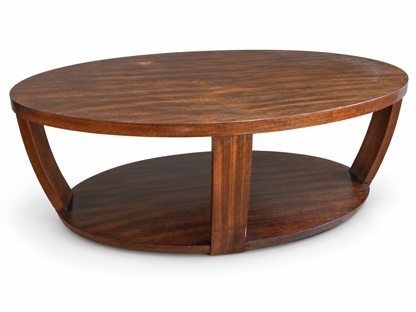 Oval Cocktail Table on Casters - Parkrose Estate Sale