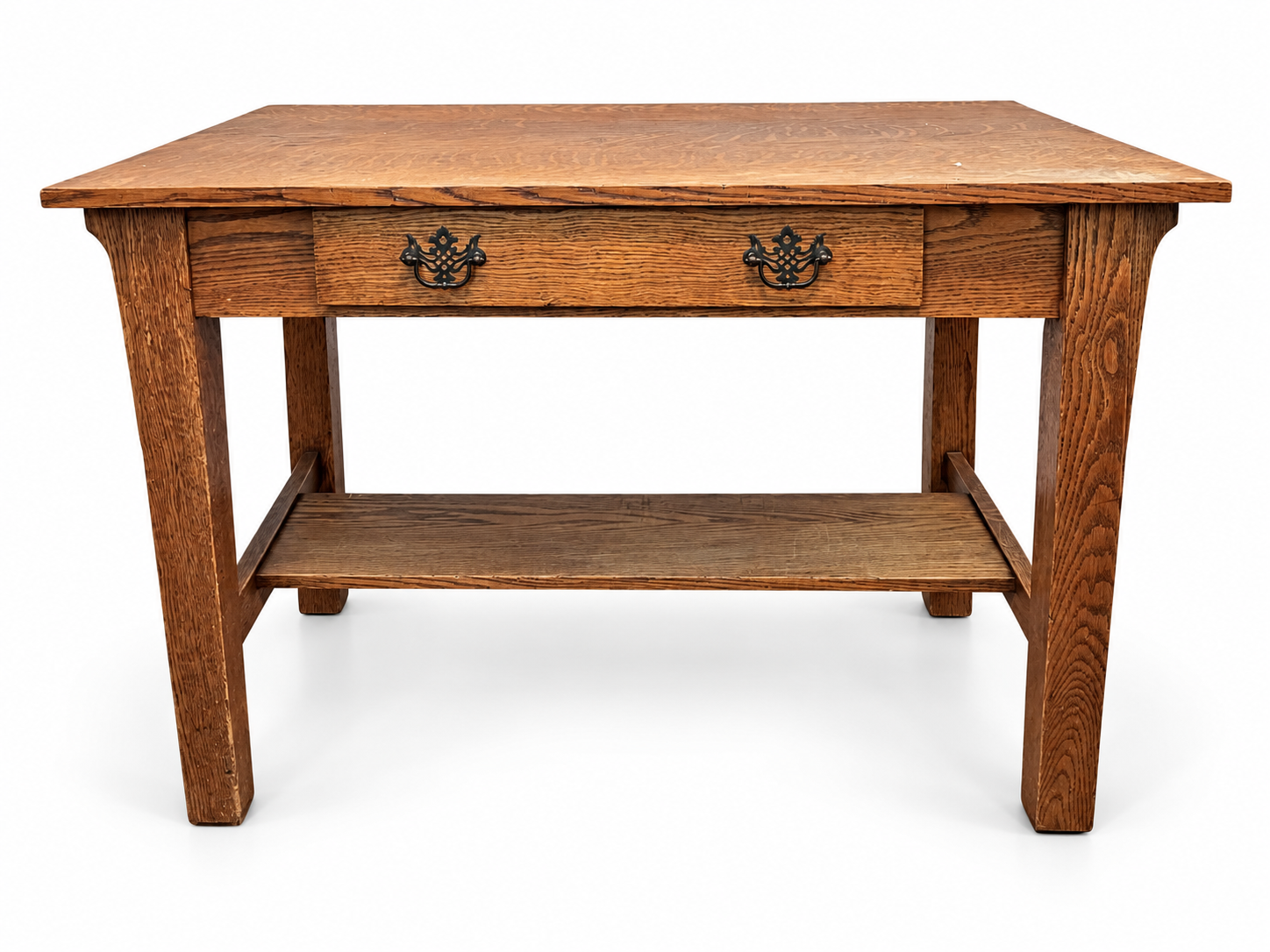 Mission Oak Library Table - Parkrose Estate Sale