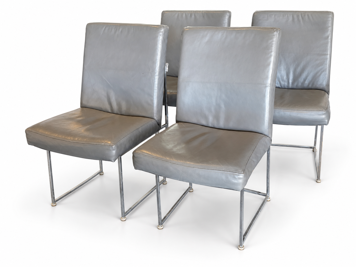 4 Milo Baughman Dining Chairs - The Good Mod Liquidation Estate Sale