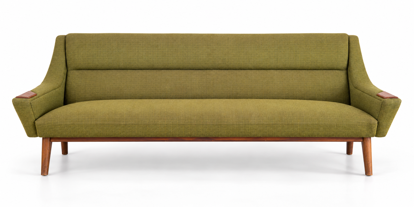 Danish Modern Teak Paw Sofa - The Good Mod Liquidation Estate Sale