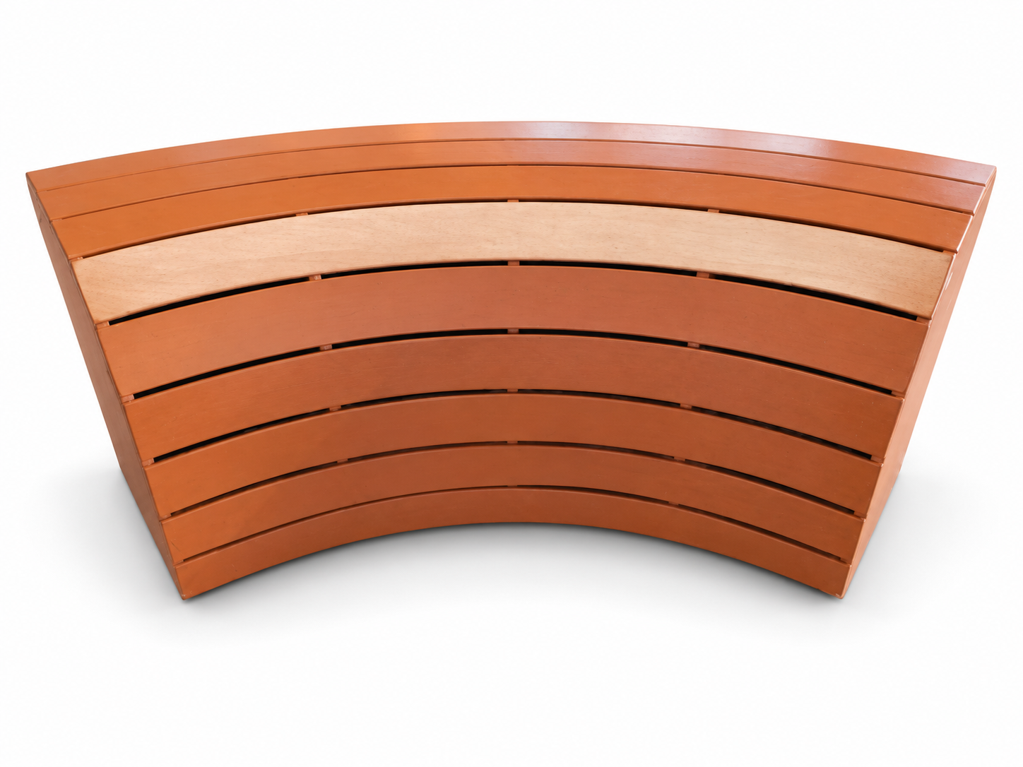 Lobster Pot Bench, Coral - The Good Mod Liquidation Estate Sale