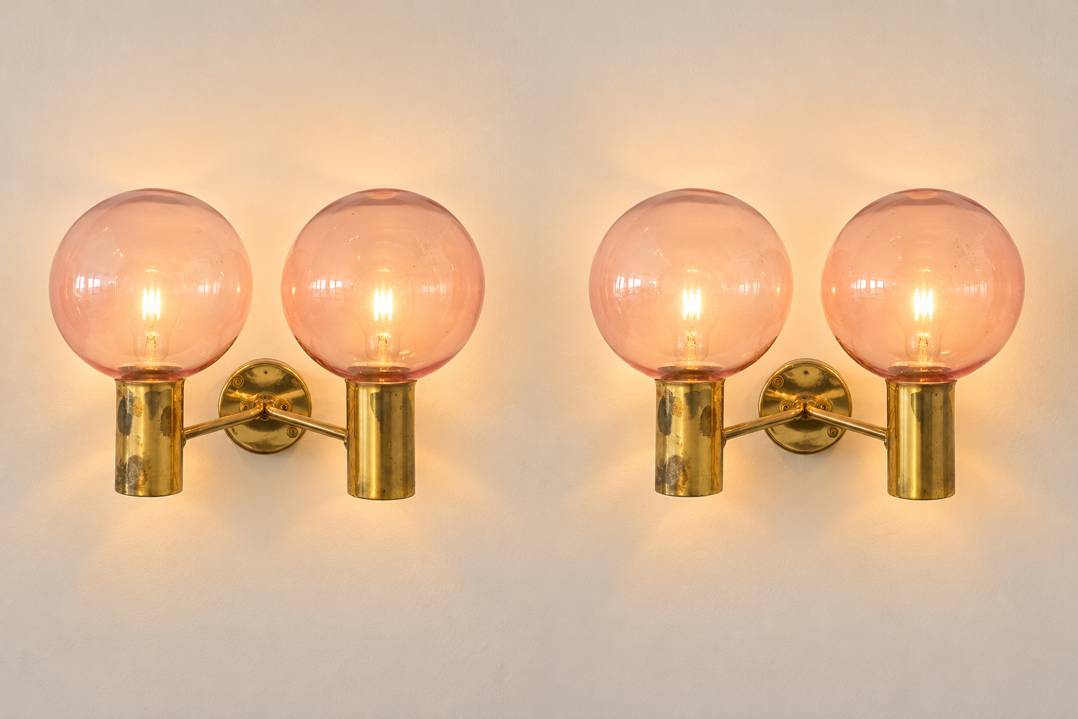 Pair Hans-Agne Jakobsson Sconces - The Good Mod Liquidation Estate Sale