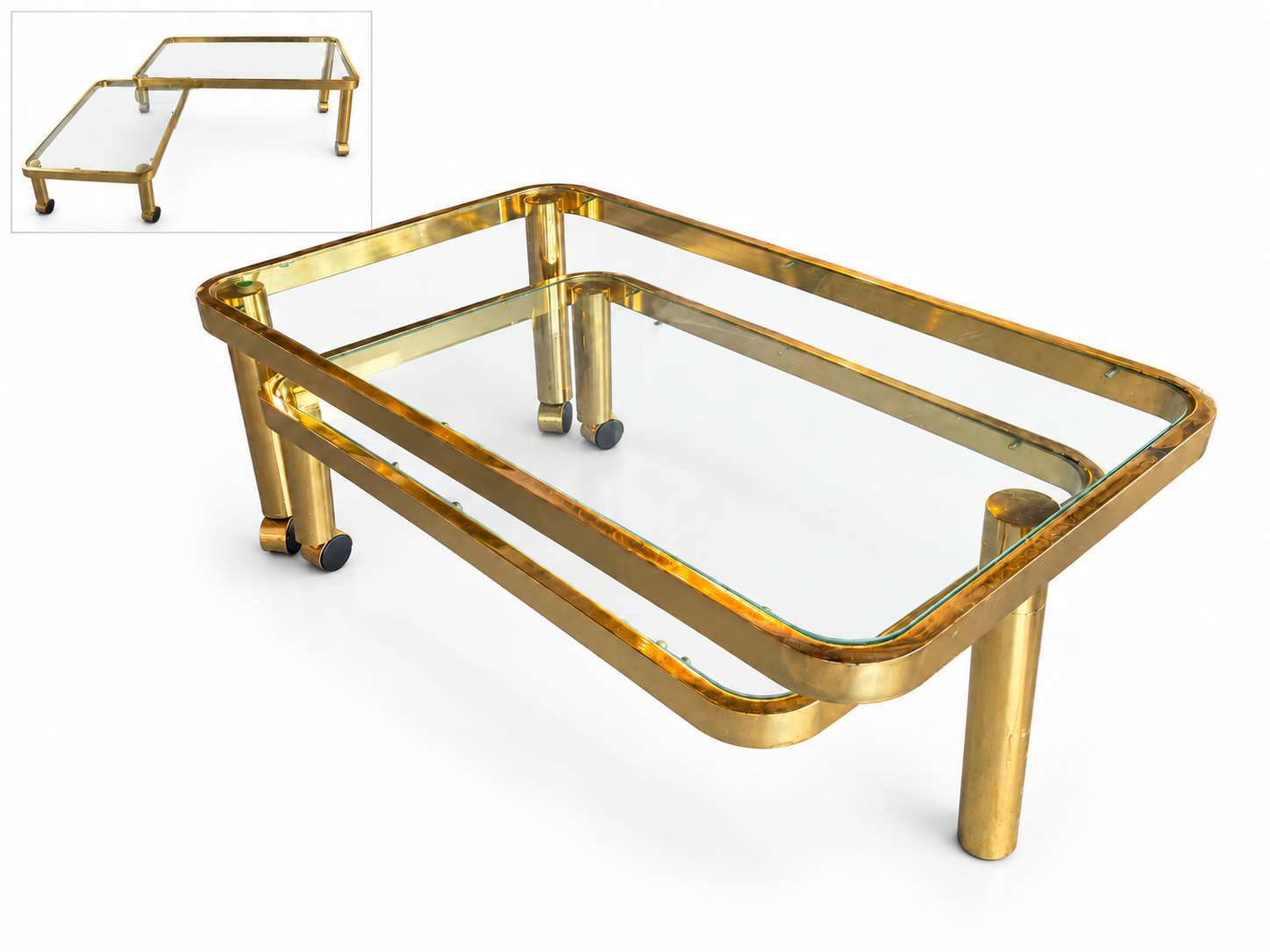 Milo Banghman Rotating Coffee Table - The Good Mod Liquidation Estate Sale