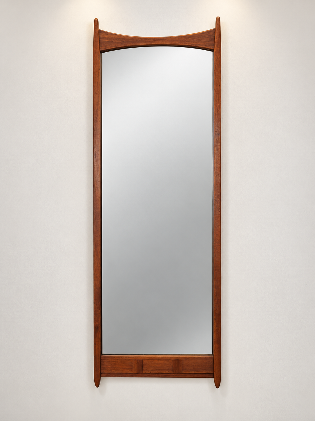 Walnut Wall Mirror - The Good Mod Liquidation Estate Sale