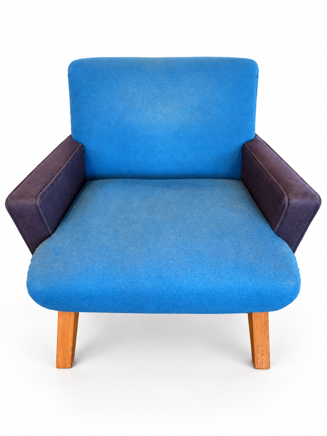 Two Tone French Arm Chair - The Good Mod Liquidation Estate Sale