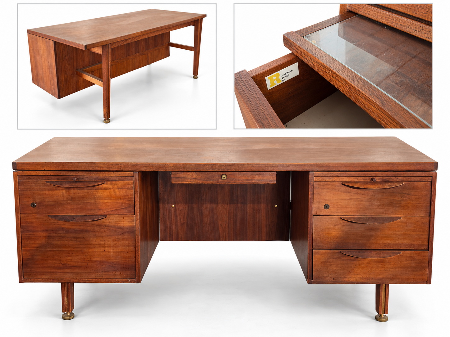 Jens Risom Executive Desk - The Good Mod Liquidation Estate Sale