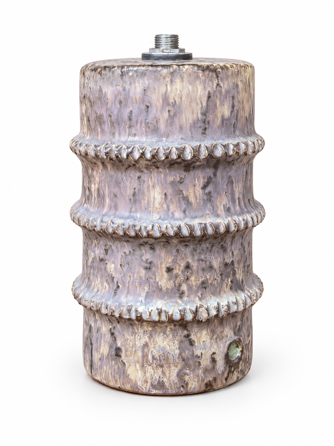 Ribbed Ceramic Table Lamp - The Good Mod Liquidation Estate Sale