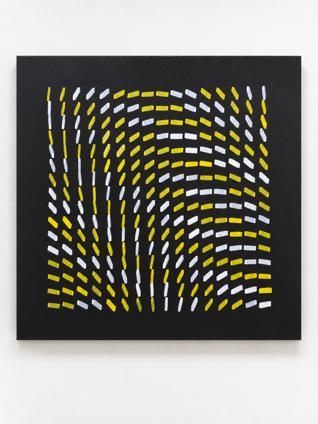 White & Yellow on Black by Spencer Staley - The Good Mod Liquidation Estate Sale