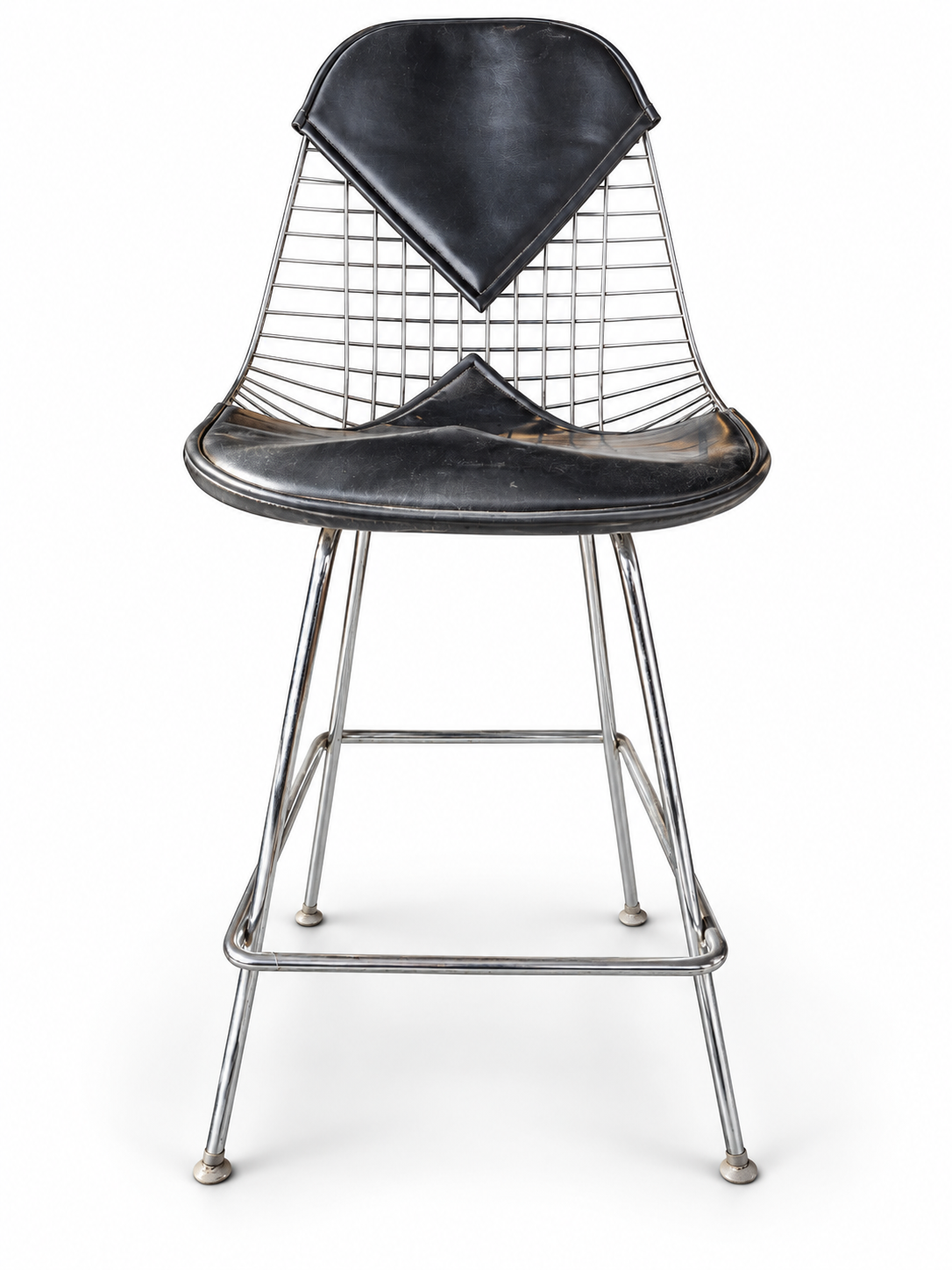 Eames Moderica Wire Bar Chair w/Bikini Pad - The Good Mod Liquidation Estate Sale
