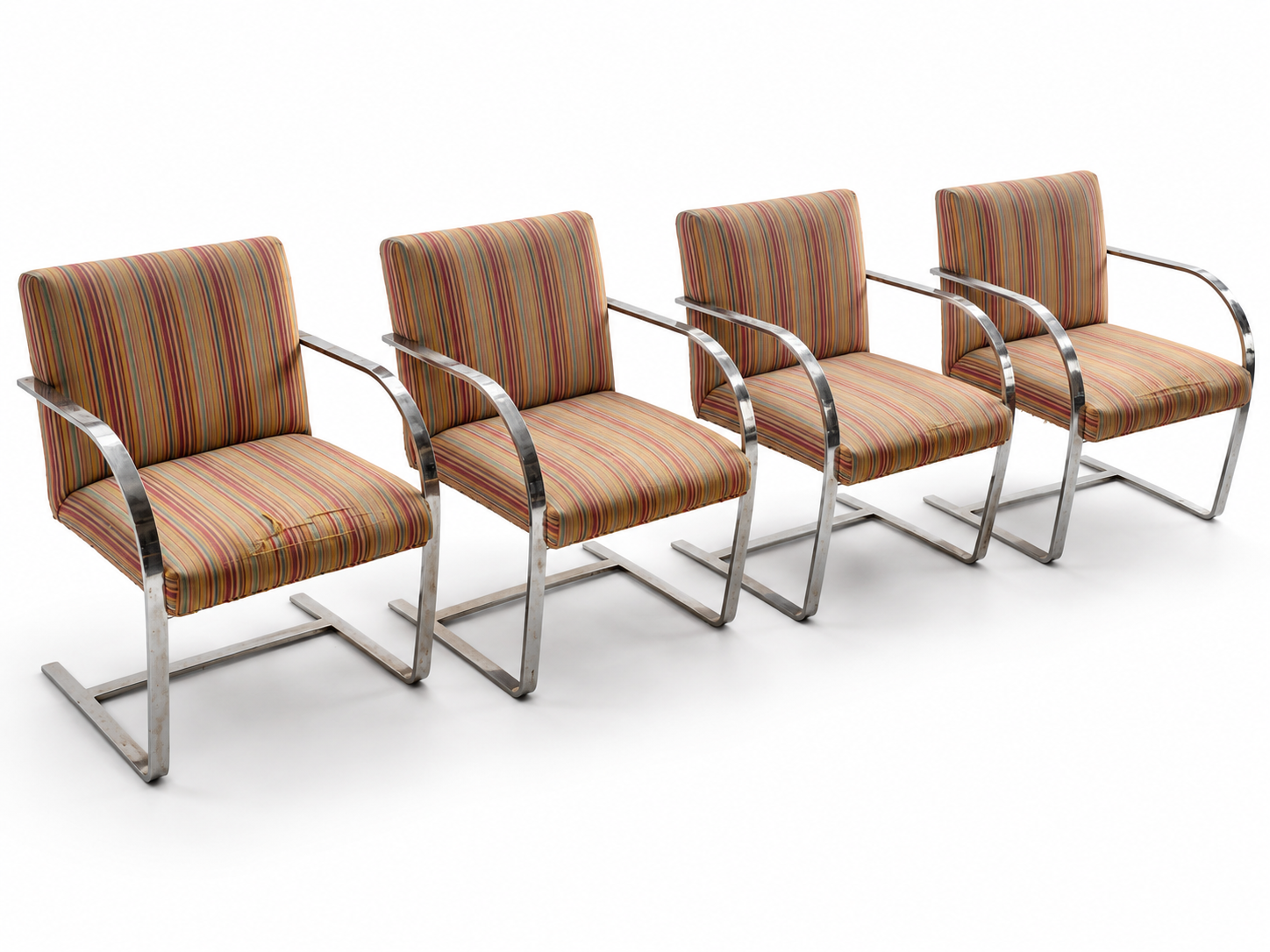 Set of 4 Mies Van Der Rohe BRNO Chairs - The Good Mod Liquidation Estate Sale