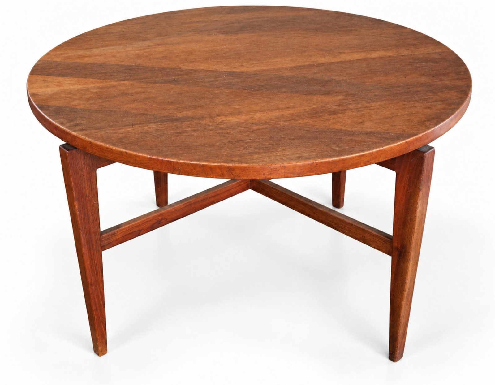 Jens Rison Lazy Susan Card Table - The Good Mod Liquidation Estate Sale