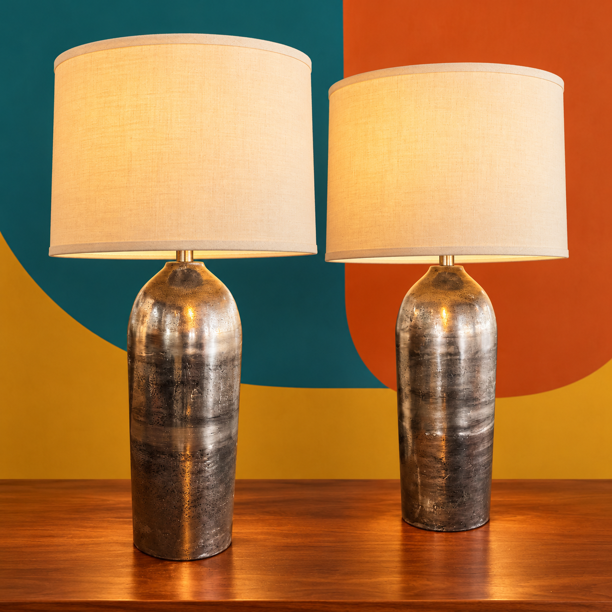 PR Torpedo Table Lamps - The Good Mod Liquidation Estate Sale