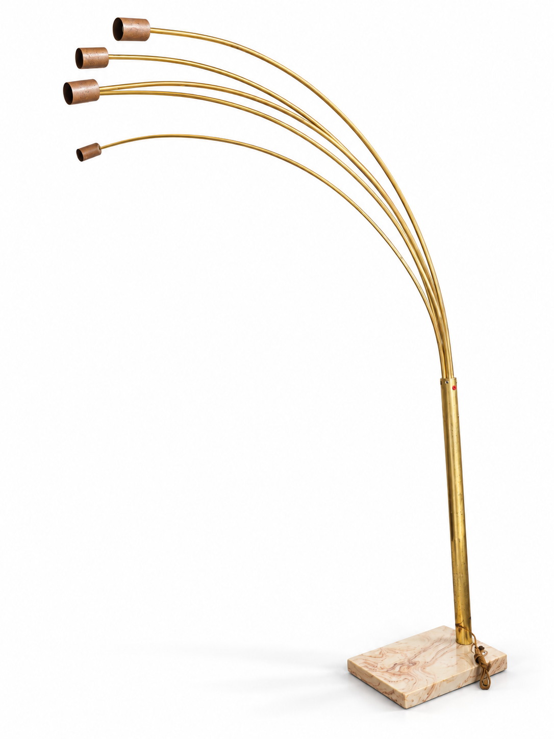Vintage Arc Lamp w/Marble Base - The Good Mod Liquidation Estate Sale