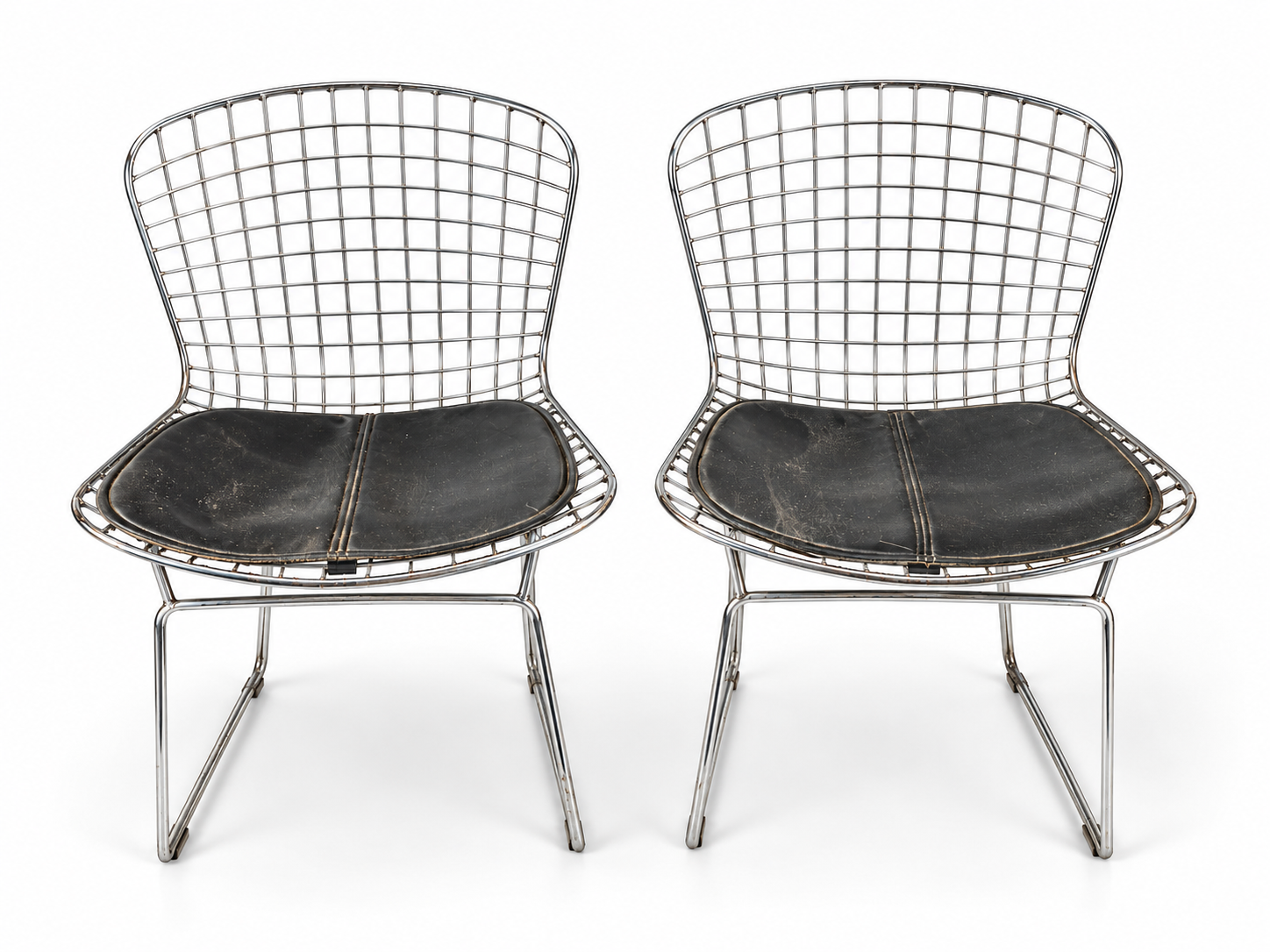 Pair Bertoia Chairs - The Good Mod Liquidation Estate Sale