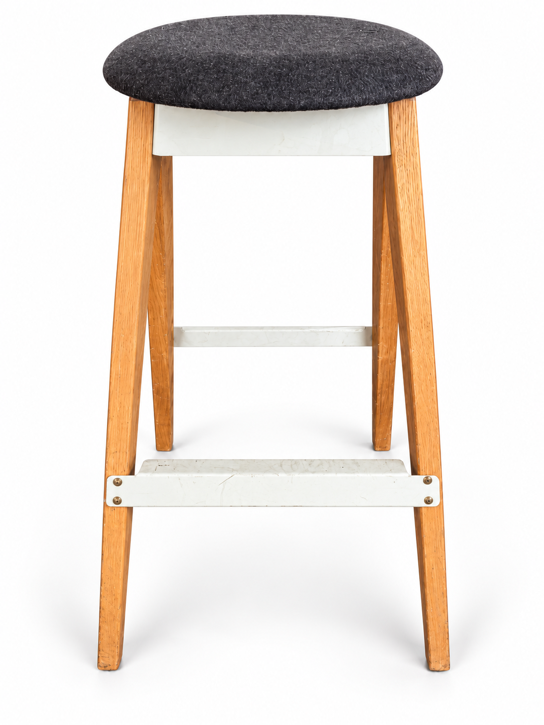 Compass Stool, Grey - The Good Mod Liquidation Estate Sale