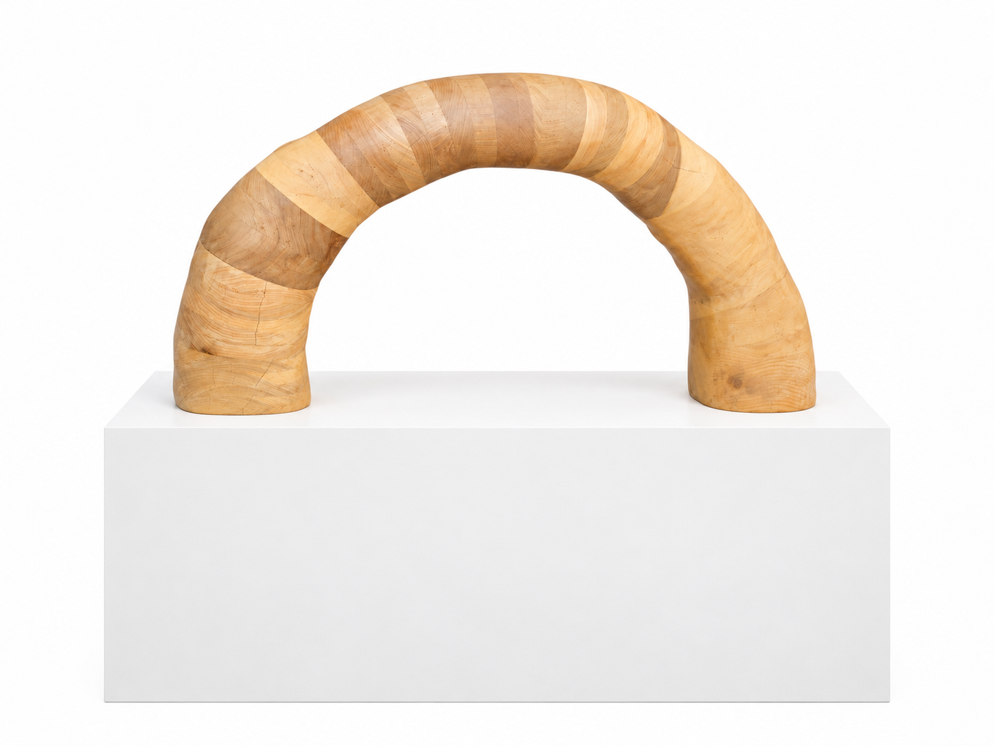 Wooden Bridge Sculpture by Spencer Staley - The Good Mod Liquidation Estate Sale