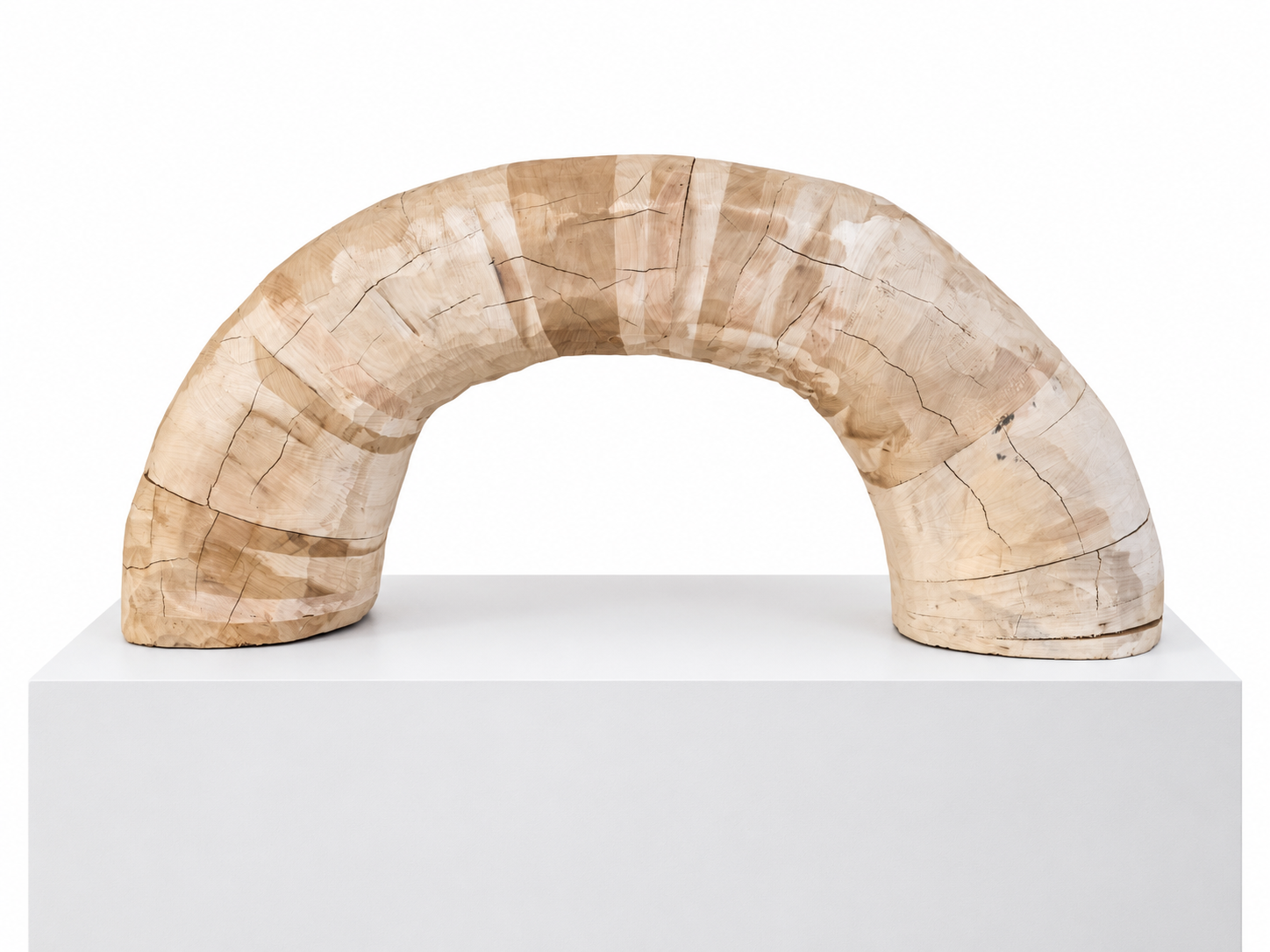 Wooden Bridge Sculpture by Spencer Staley - The Good Mod Liquidation Estate Sale