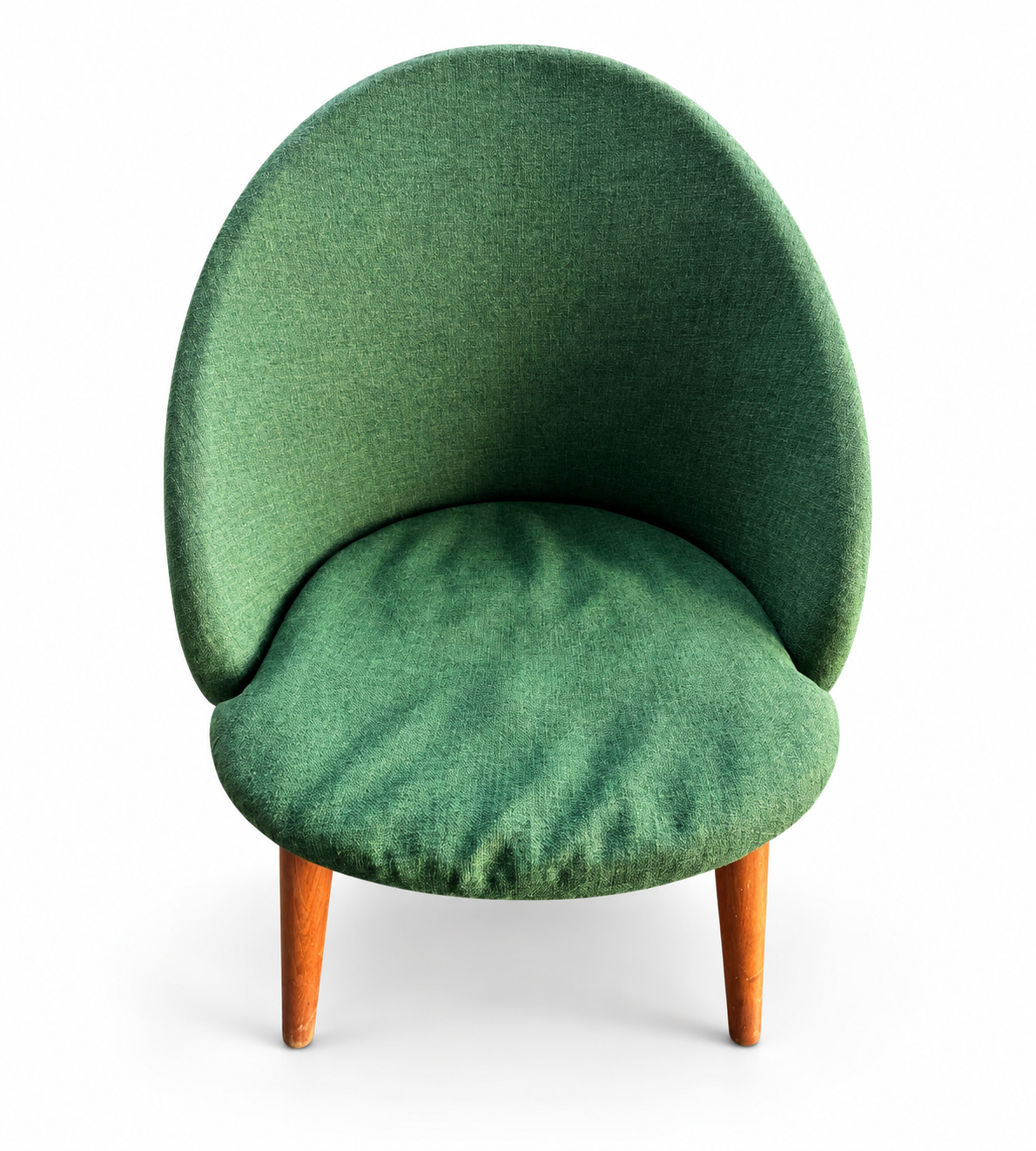 Mid-Century Green Upholstered Chair - The Good Mod Liquidation Estate Sale