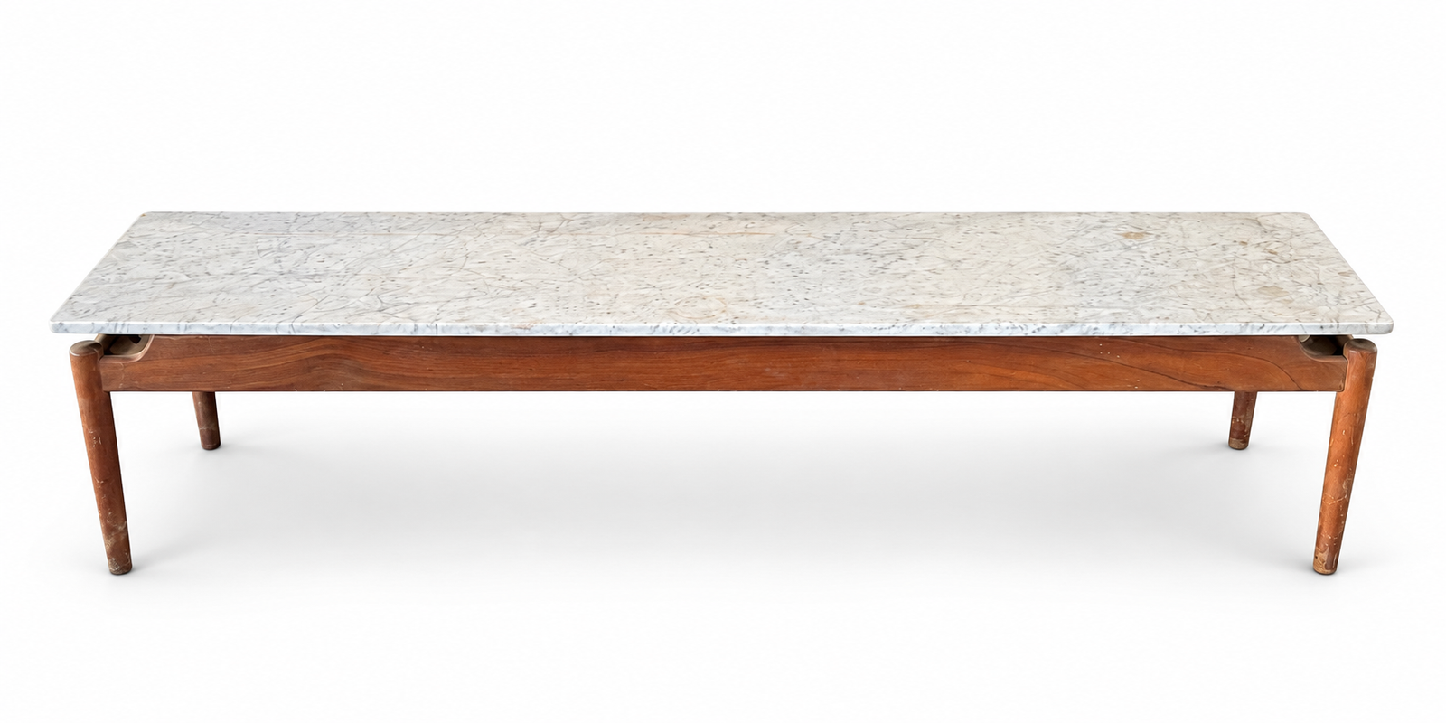 Mid-Century & Marble Top Coffee Table - The Good Mod Liquidation Estate Sale